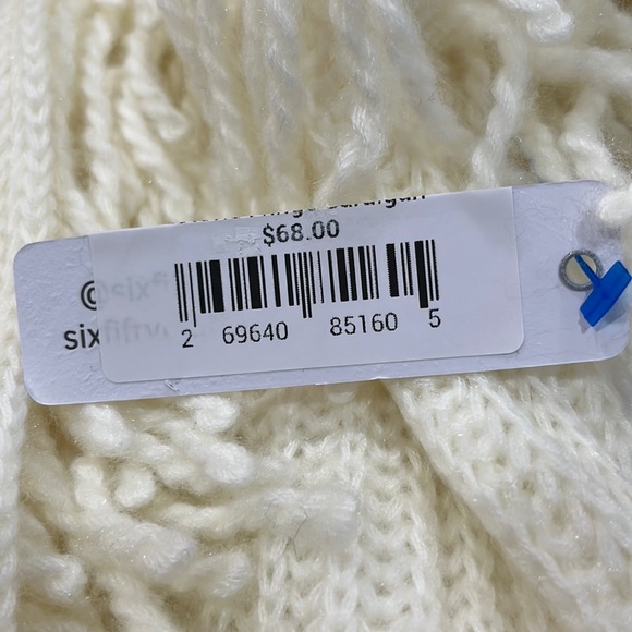 Six/Fifty Fringe Collared Sweater - Picture 5 of 5